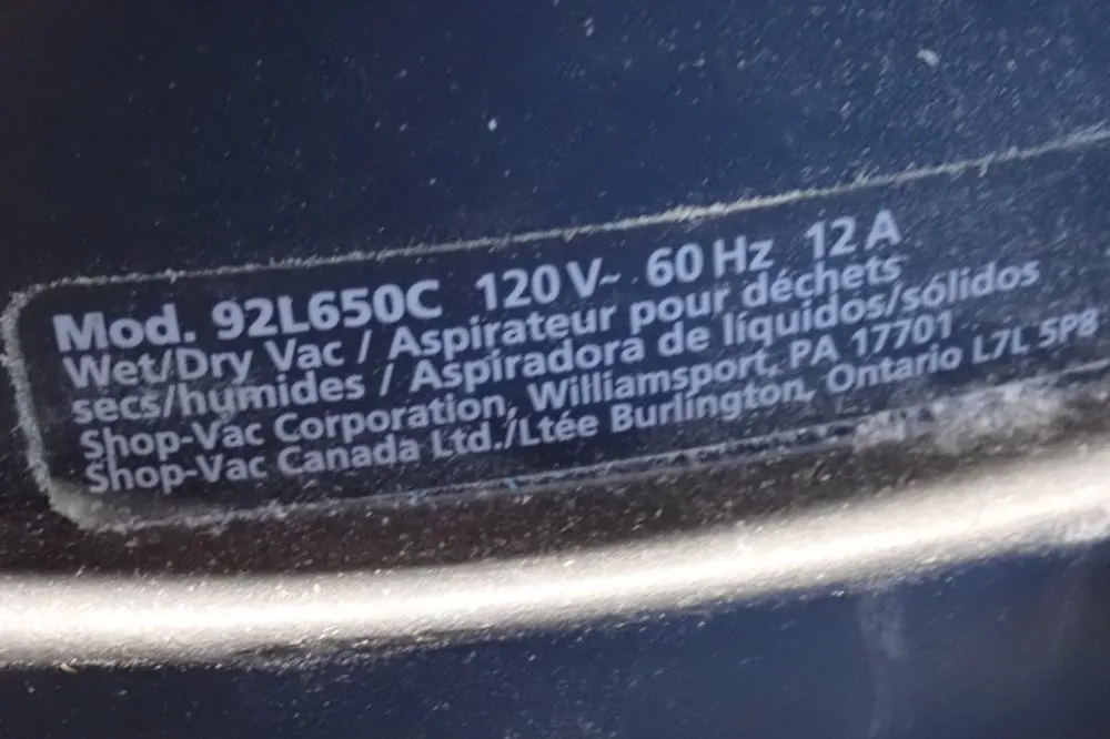 Shop Vac Wet/dry Vacuum