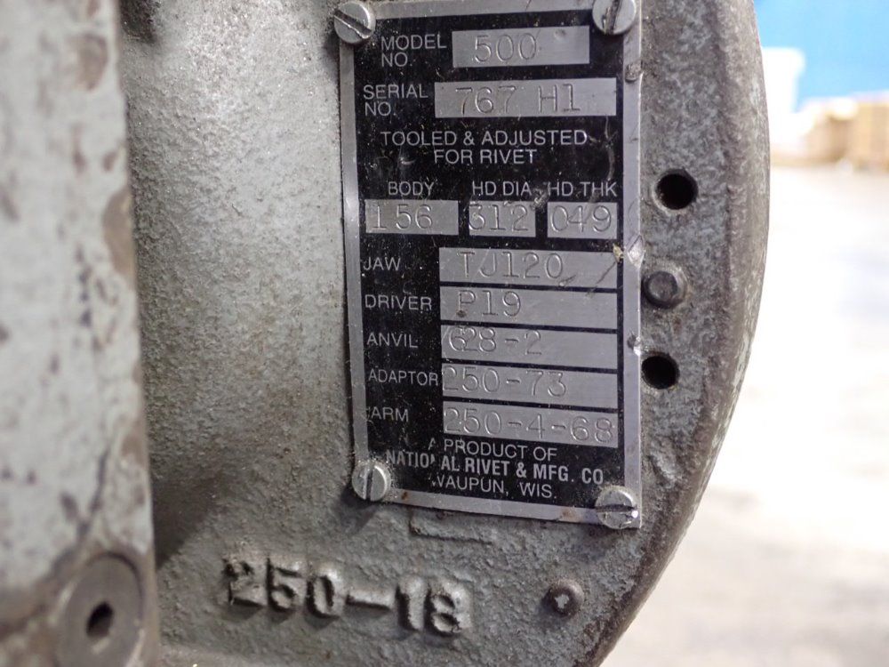 National Rivet Rivet Machine - 500