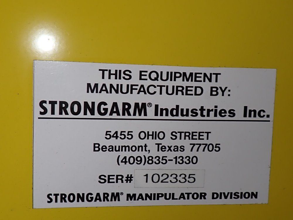 Strongarm Vacuum Lift/manipulator