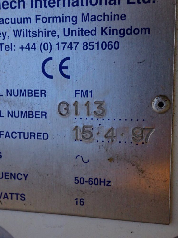 Formech Fm1 Vacuum Forming Machine - Fm1