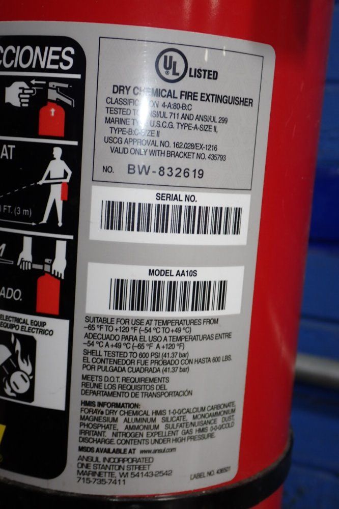 Ansul Sentry Fire Extinguisher - Aa105