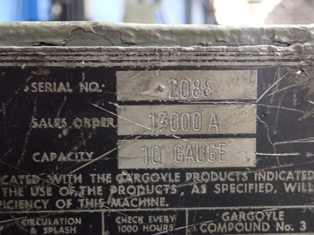 Stamco 10 Ga X 78" Shear