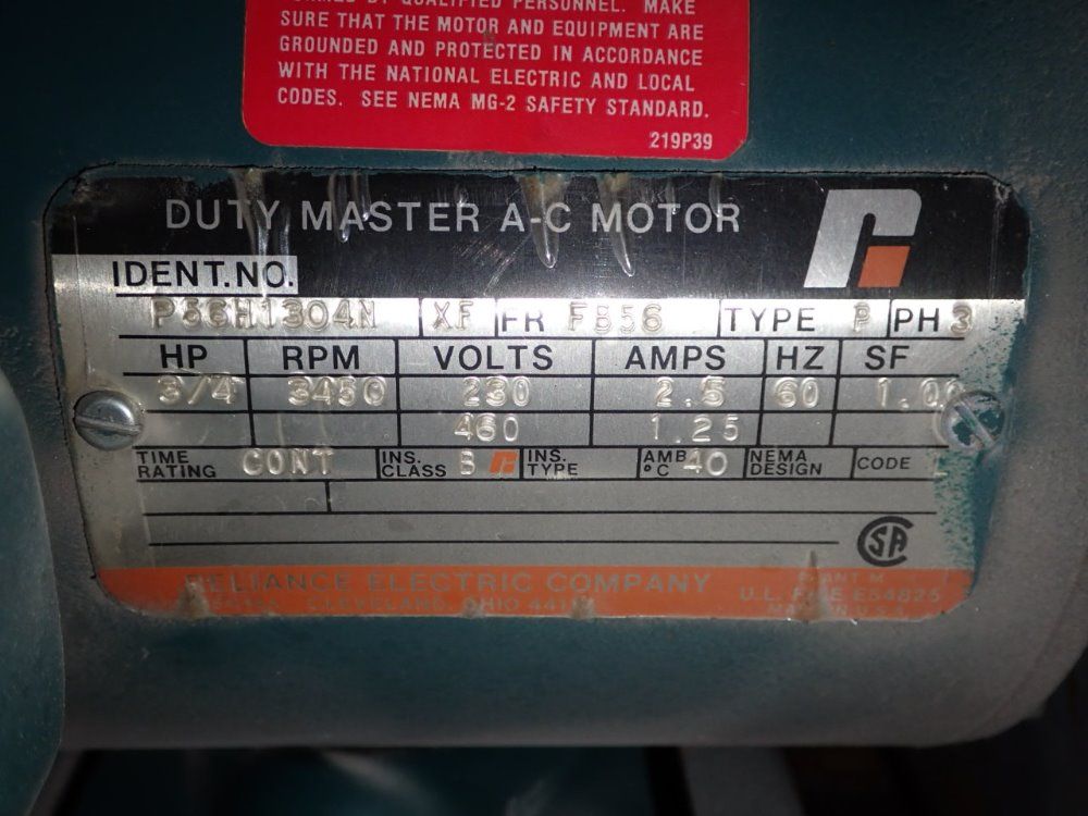 Torit Donaldson 3/4 Hp Dust Collector