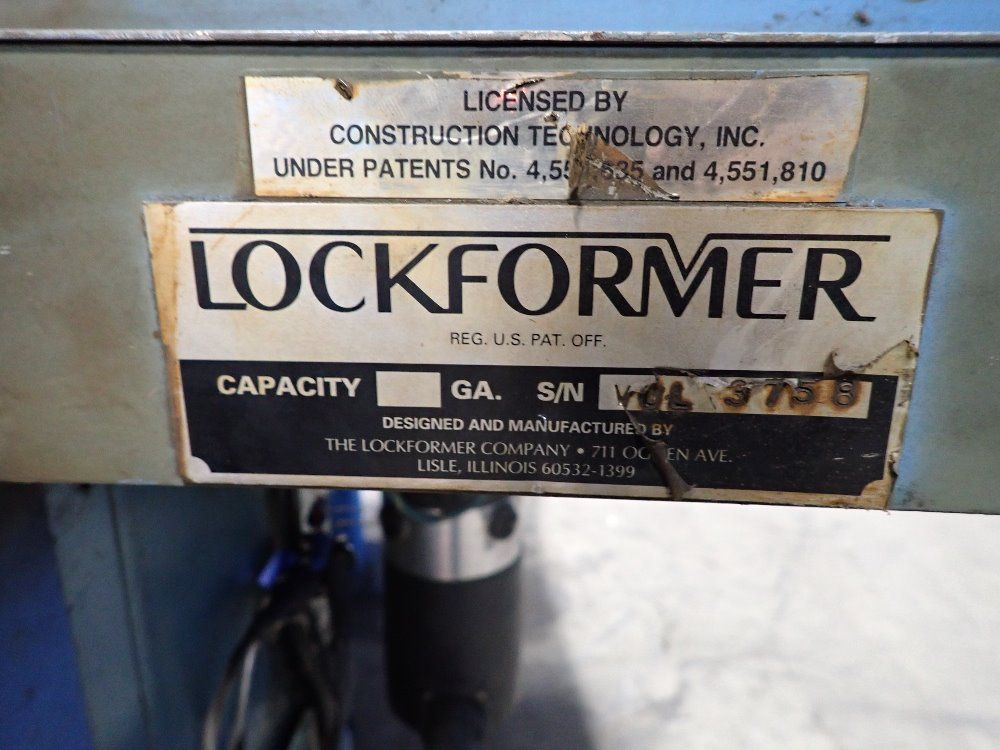 Lockformer 5'x10' Plasma Table - Vulcan 1000