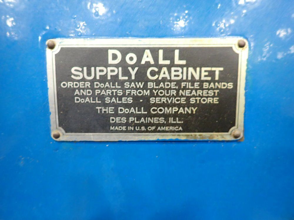 Doall Supply 24x13x67 Saw Bands Cabinet