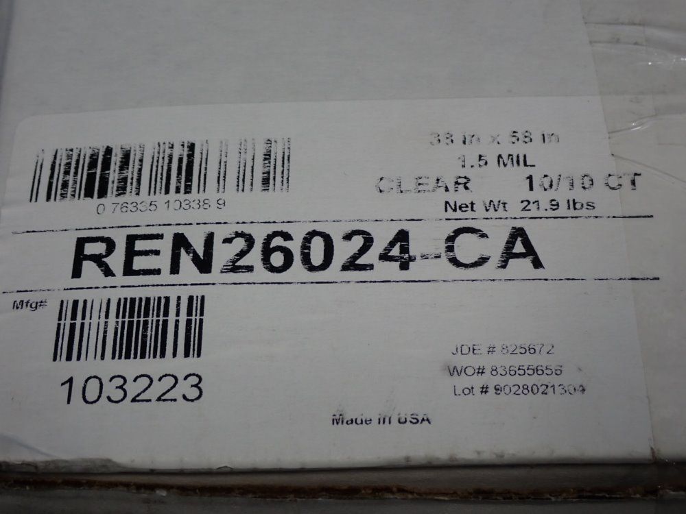 Renown 33"x58" 1.5mil Can Liners - Ren26024-ca