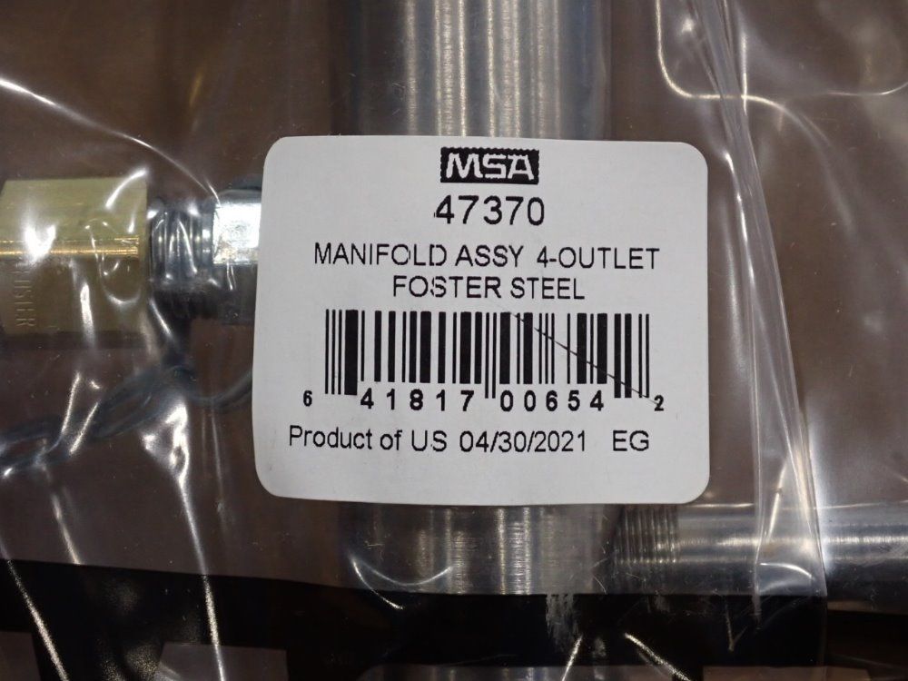 Msa Manifold Assy 4-outlet Foster Steel - 47370