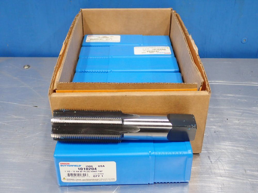 Union Butterfield 1 1/2 -12 Plug Hand Tap - 1010204