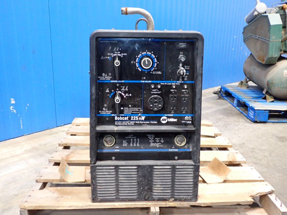 Miller 25v/225a Generator Welder - Bobcat 225