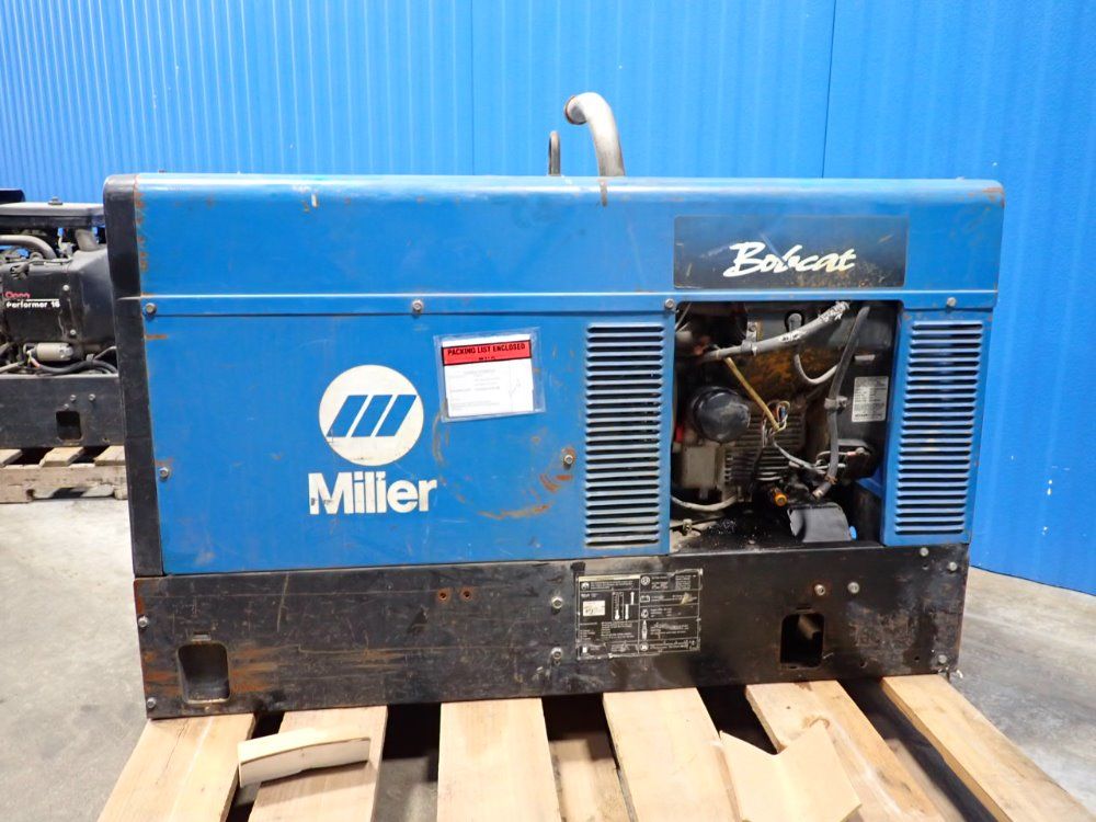 Miller 25v/225a Generator Welder - Bobcat 225