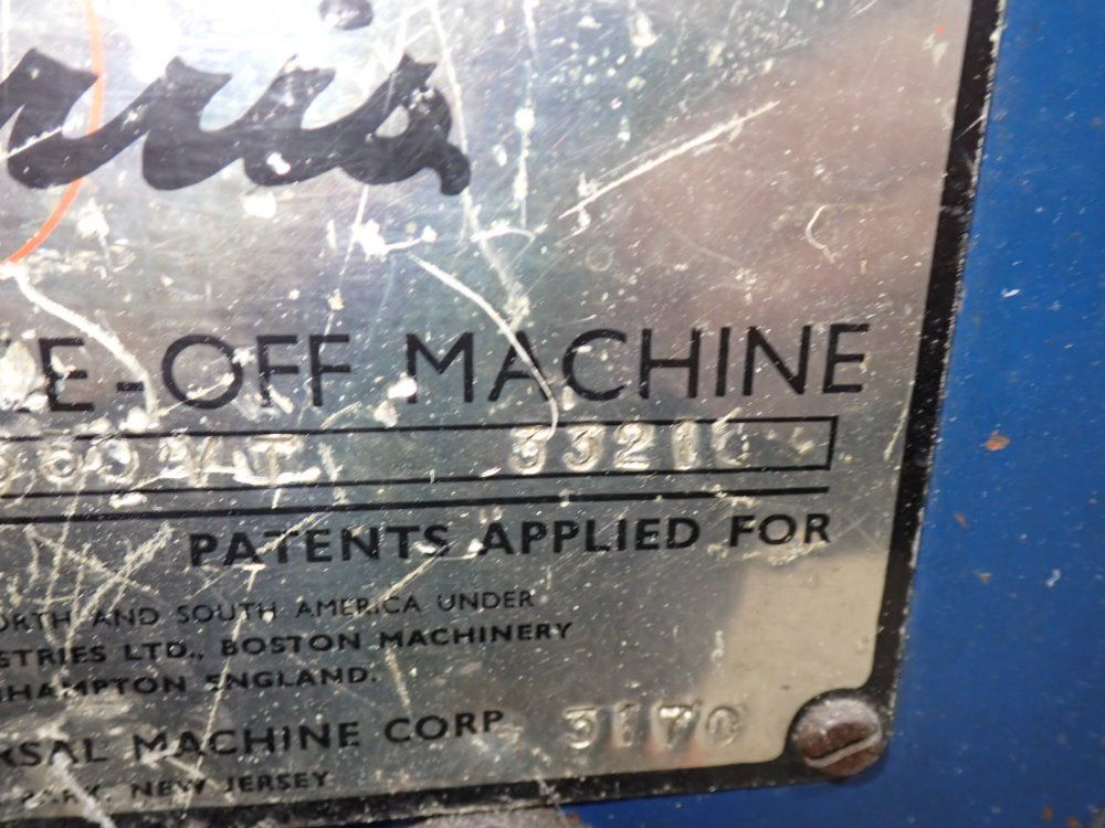 Farris C550vt Universal Take-off Machine - C550vt