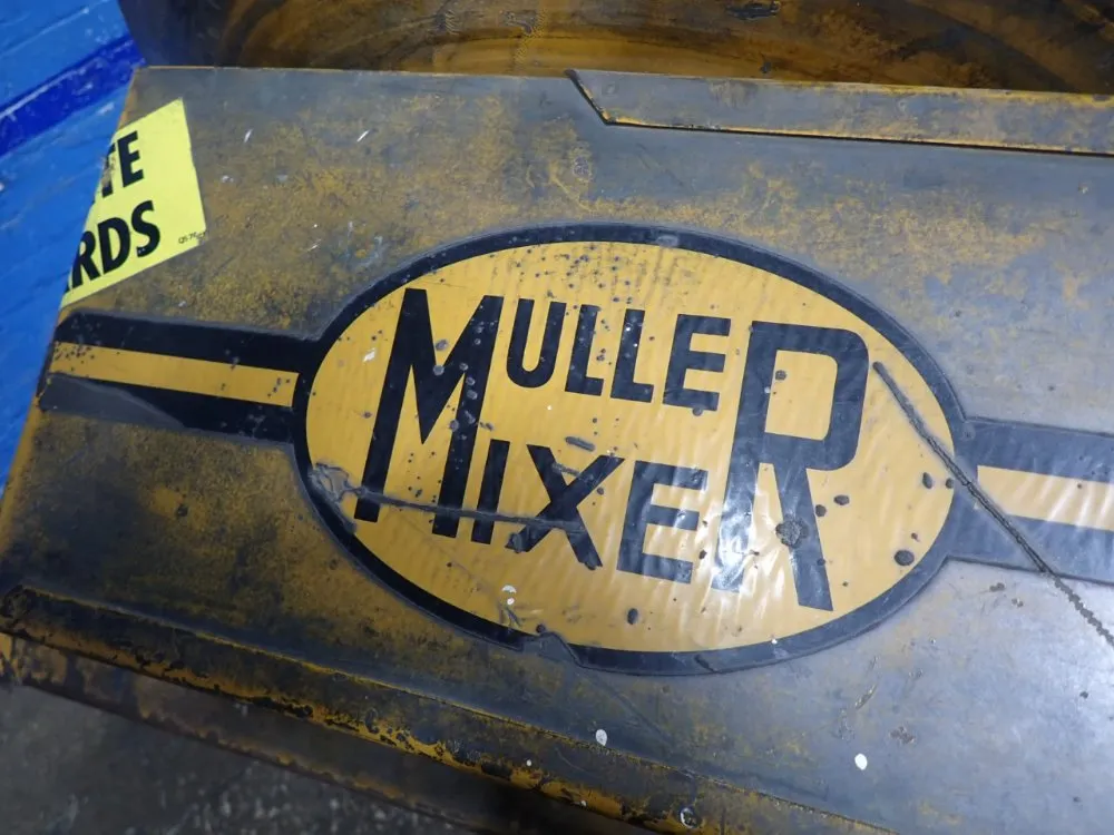 Muller Mixer Concrete Mixer
