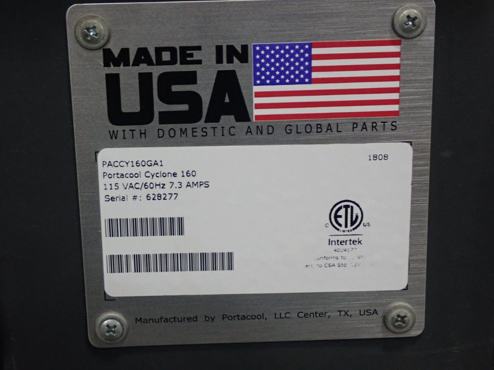 Portacool Portable Evaporative Cooler - Portacool Cyclone 160