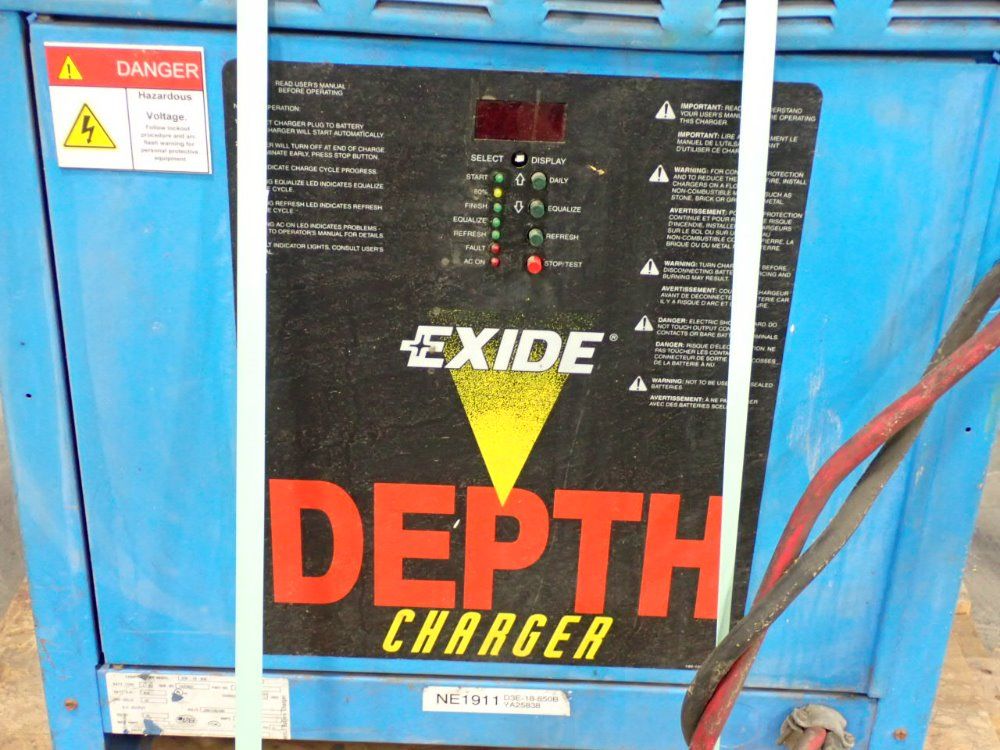 Exide 36v Forklift Battery Charger - D3e-18-850