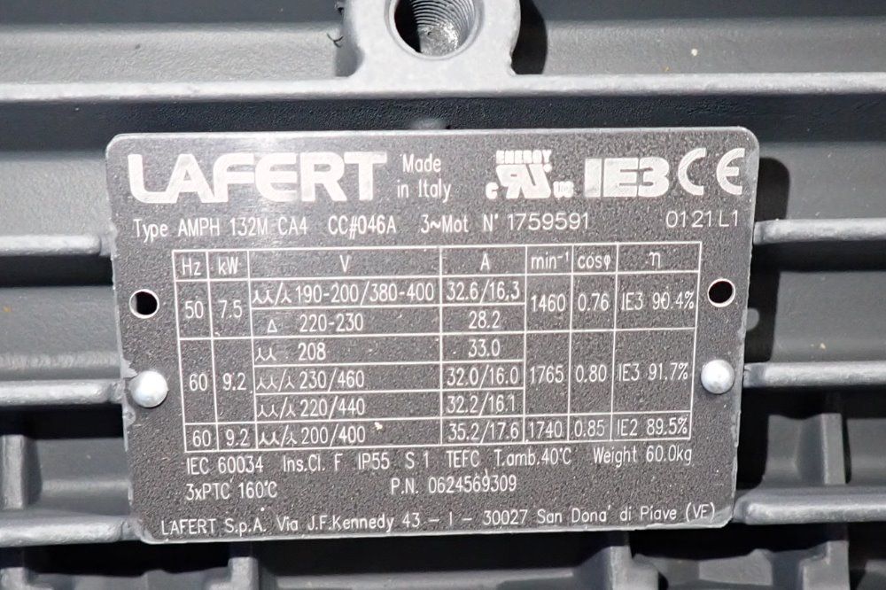 Busch 9.2 Kw R5 Ra 0305 D 503 Vacuum Pump - R5 Ra 0305 D 503