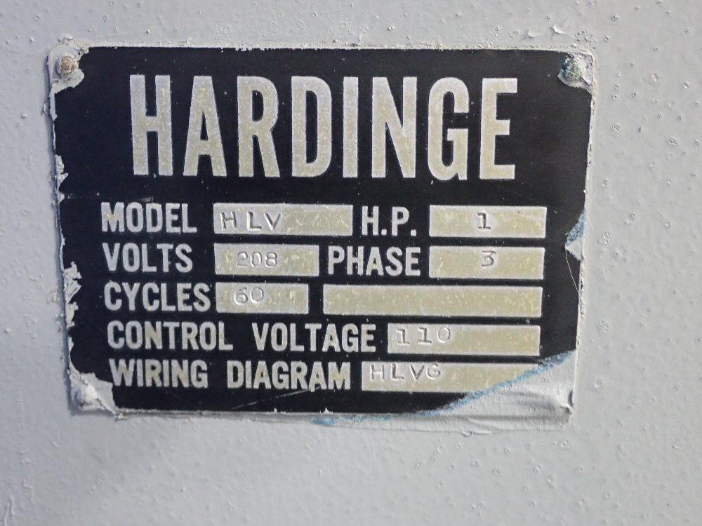 Hardinge Lathe - Hlv