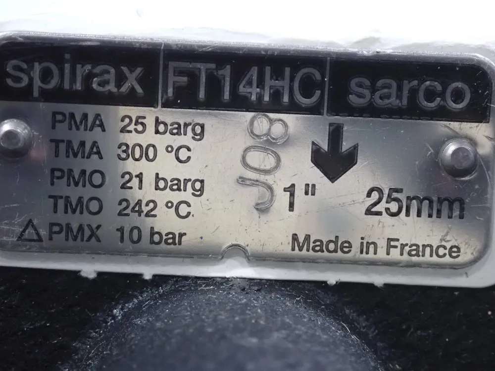 Spirax Sarco 1" Stem Trap - Ft14hc