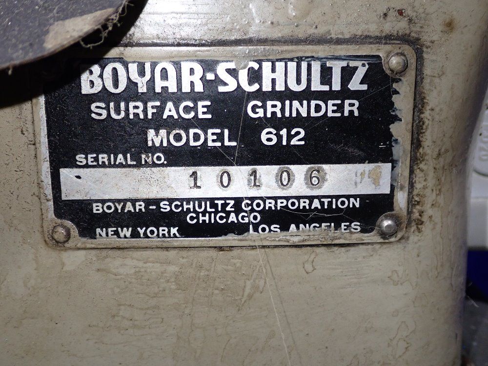 Boyar-schultz 6" X 12" Surface Grinder - 612
