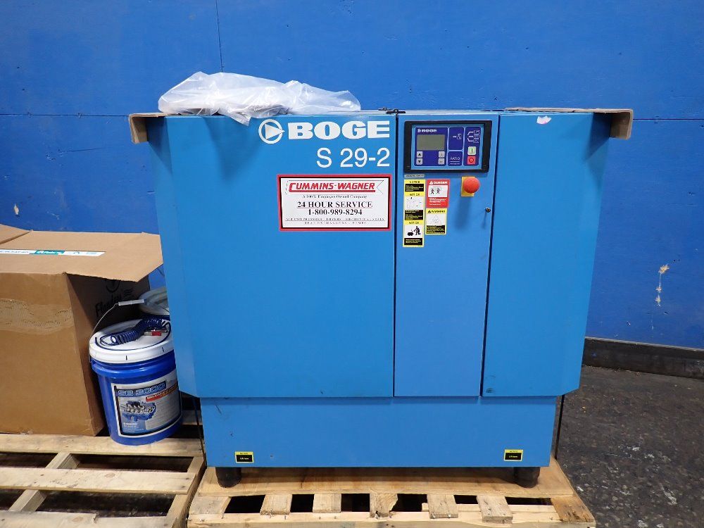 Boge 30 Hp Air Compressor - S 29-2