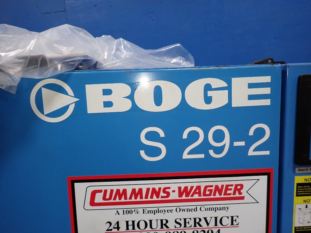 Boge 30 Hp Air Compressor - S 29-2
