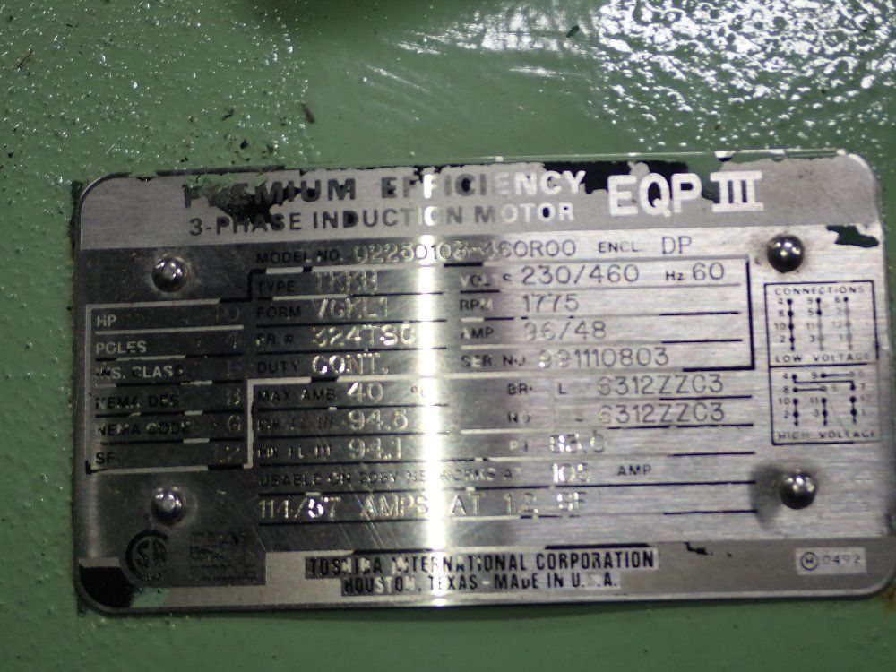 Sullair 40 Hp Air Compressor - Ls10-40h/a/sul