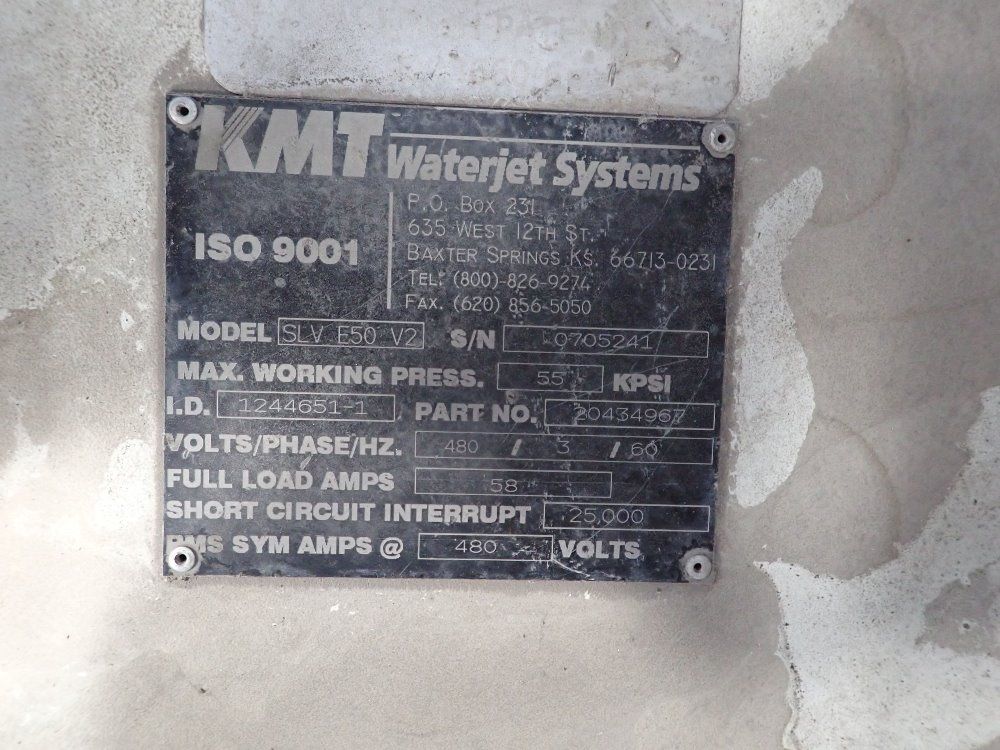 Techni Techni Waterjet W Kmt Slv E50 Intensifier