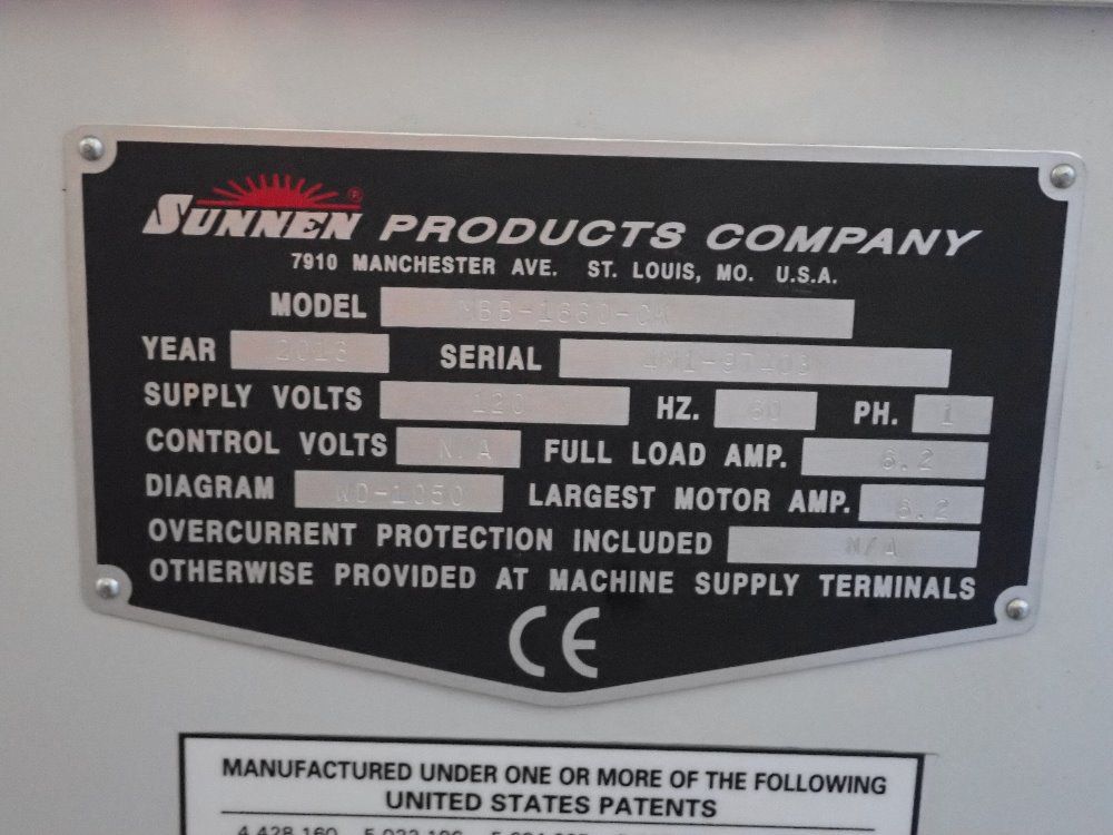 Sunnen Honing Machine - Mbb-1660-ck