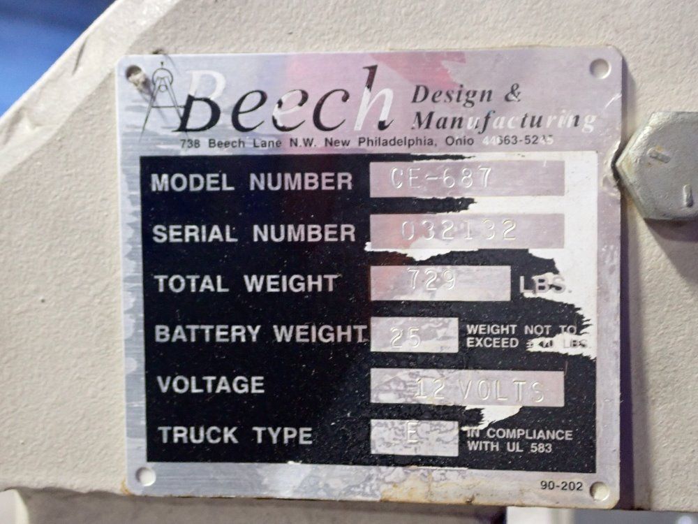 Beech 350 Lbs Electric Engine Hoist - Ce-687