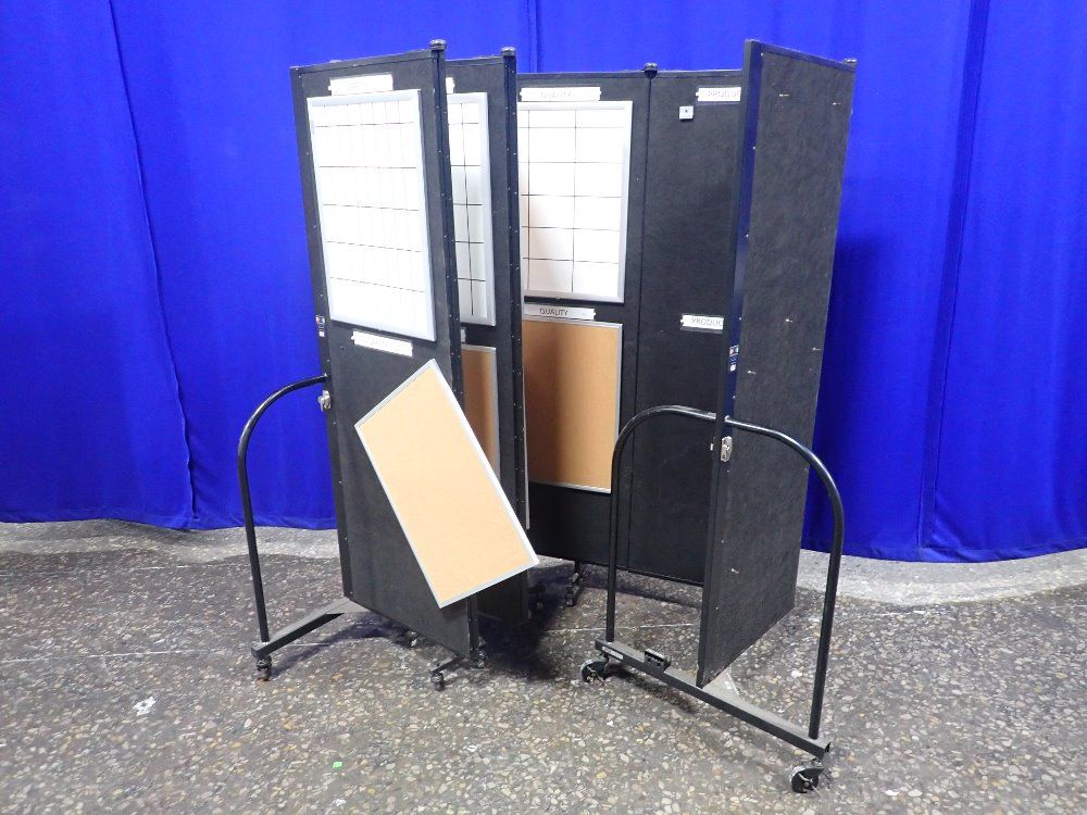 Used Screenflex Portable Room Divider HGR Industrial Surplus