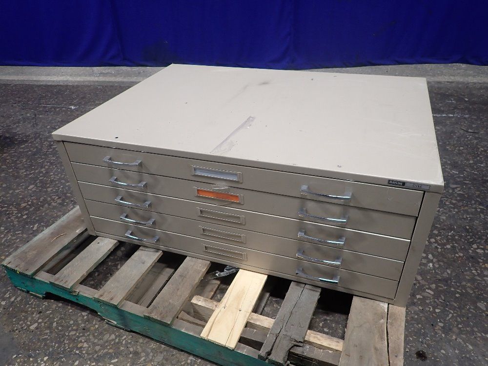 Mayline 5 Drawers Blueprint Cabinet - C-file