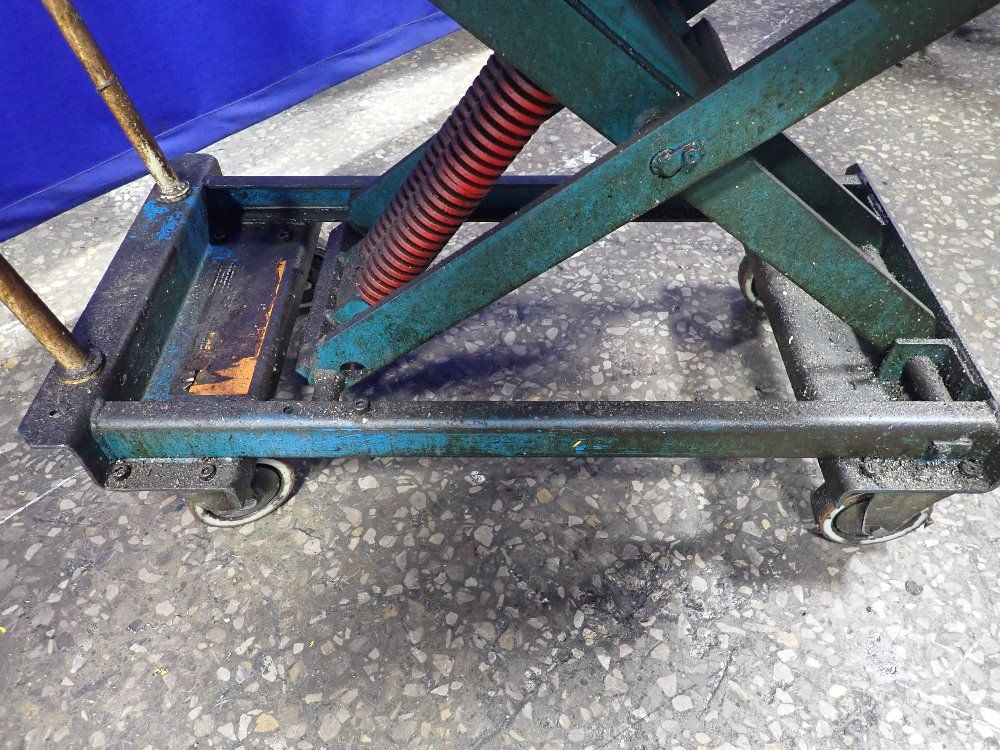 Used Bishamon Scissor Lift Cart HGR Industrial Surplus