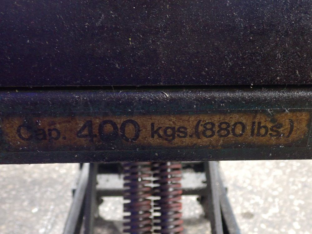 Used Bishamon Scissor Lift Cart HGR Industrial Surplus