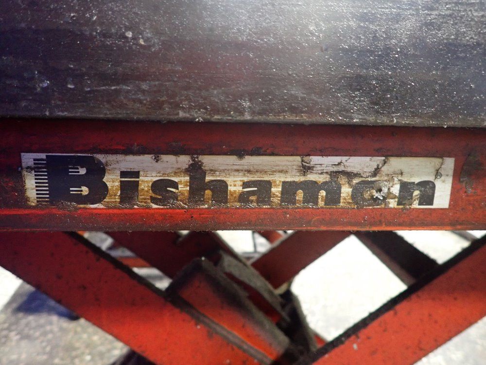 Used Bishamon Scissor Lift Cart HGR Industrial Surplus