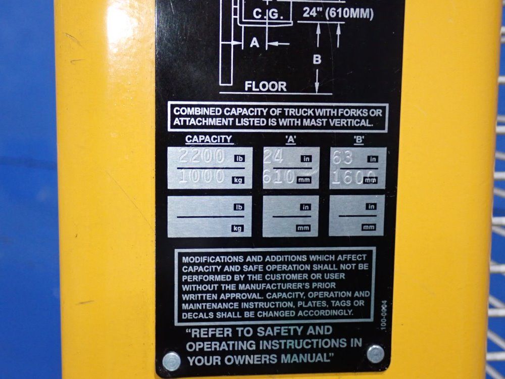 Blue Giant Blue Giant Xps6322 Straddle Lift