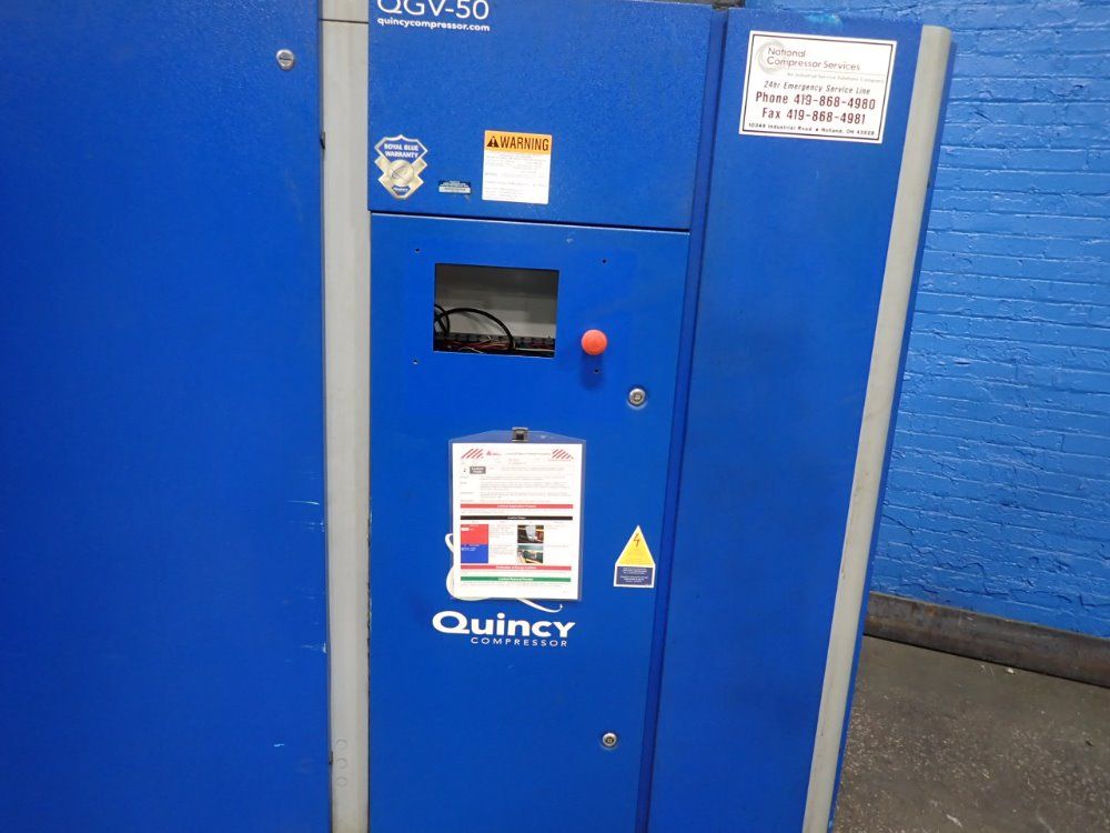 Quincy Compressor 2012 Quincy Compressor Qgv50 Air Compressor