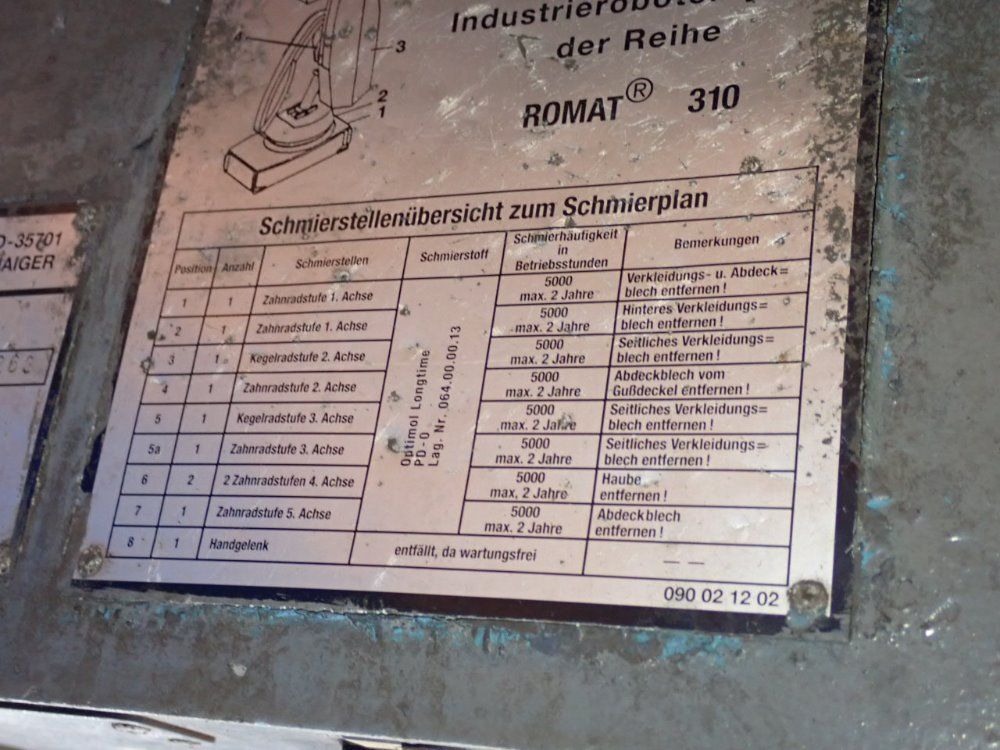 Carl Cloos Romat 310 Robot - Romat 310