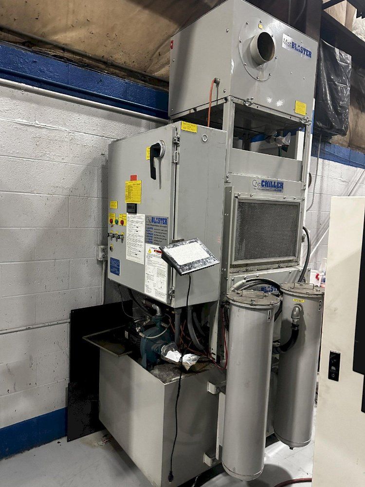 Ycm Cnc Machining Center Wchip Blaster And Mist Collector