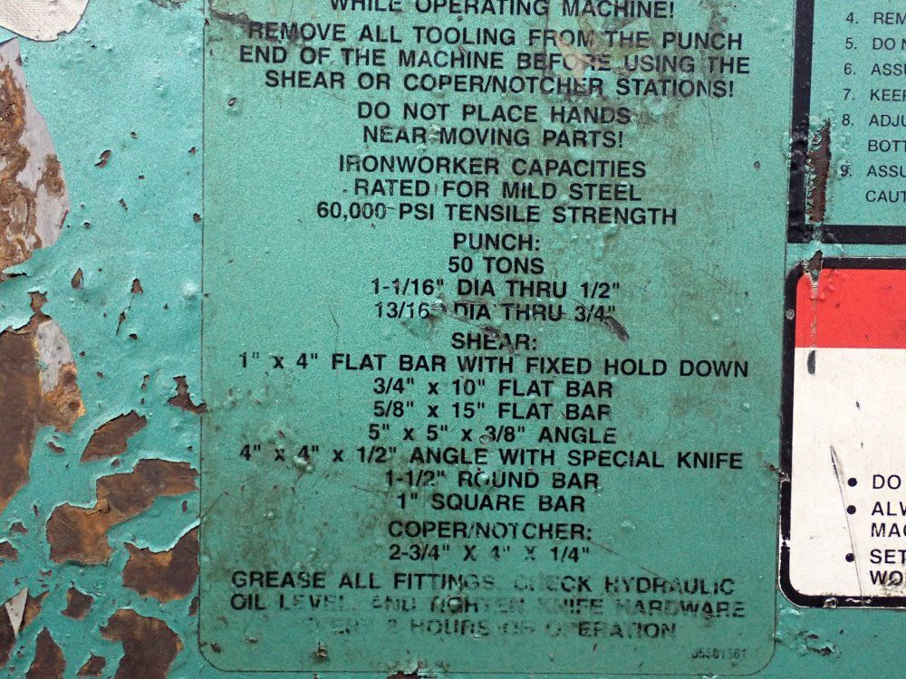 Piranha Piranha P50 Ironworker