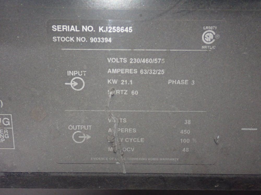 Miller Miller Deltaweld 452 Welder