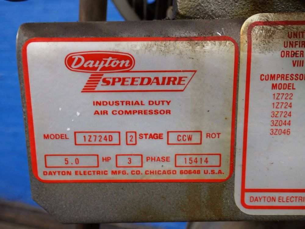 Dayton Air Compressor