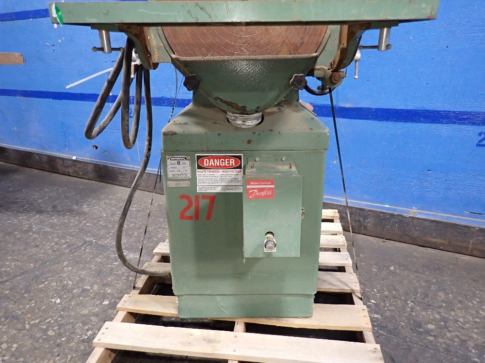 General Mfg Disc Sander