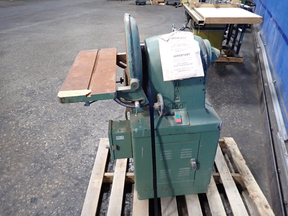 General Mfg Disc Sander