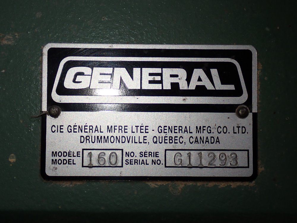 General Mfg Disc Sander
