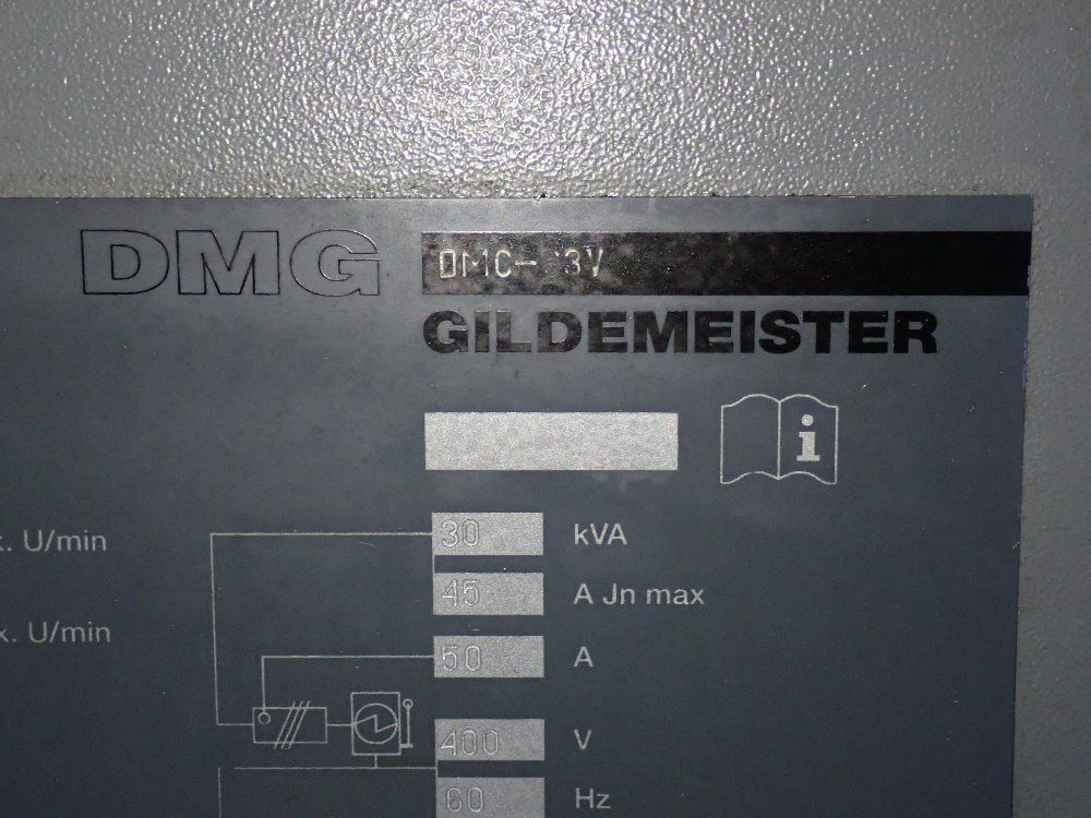Deckel Maho 2004 Deckel Maho Dmc63v Cnc Vmc