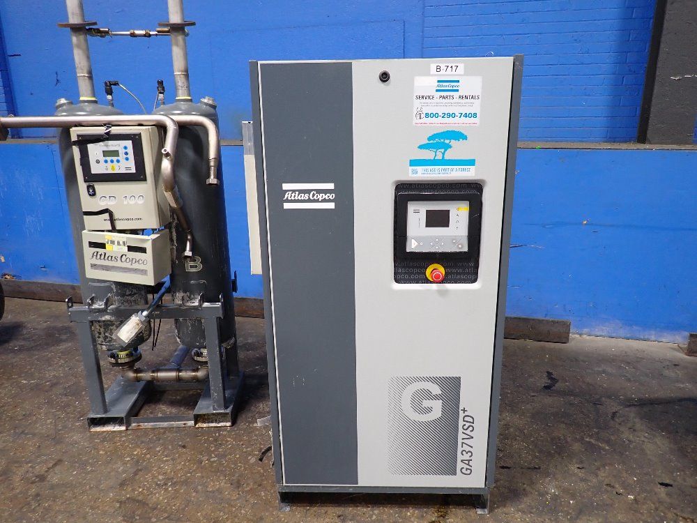 Atlas Copco 2014 Atlas Copco Ga37vsd Air Compressor