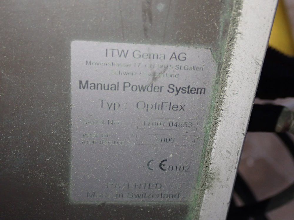 Itw Gema Ag Manual Powder System