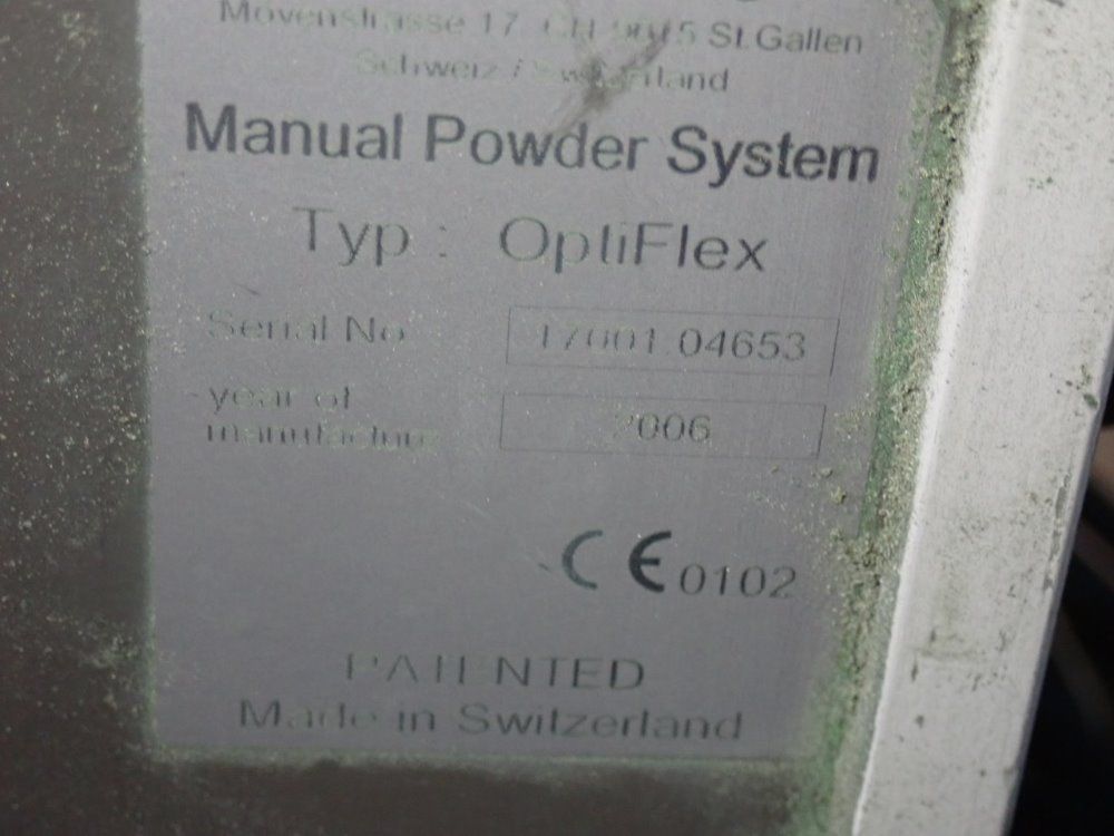 Itw Gema Ag Manual Powder System