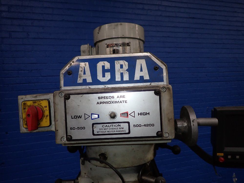 Acra Acra Am2v Vertical Mill
