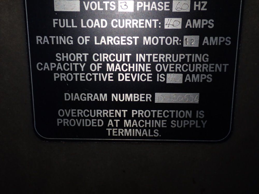 Bridgeport Bridgeport Series Ii Vertical Mill