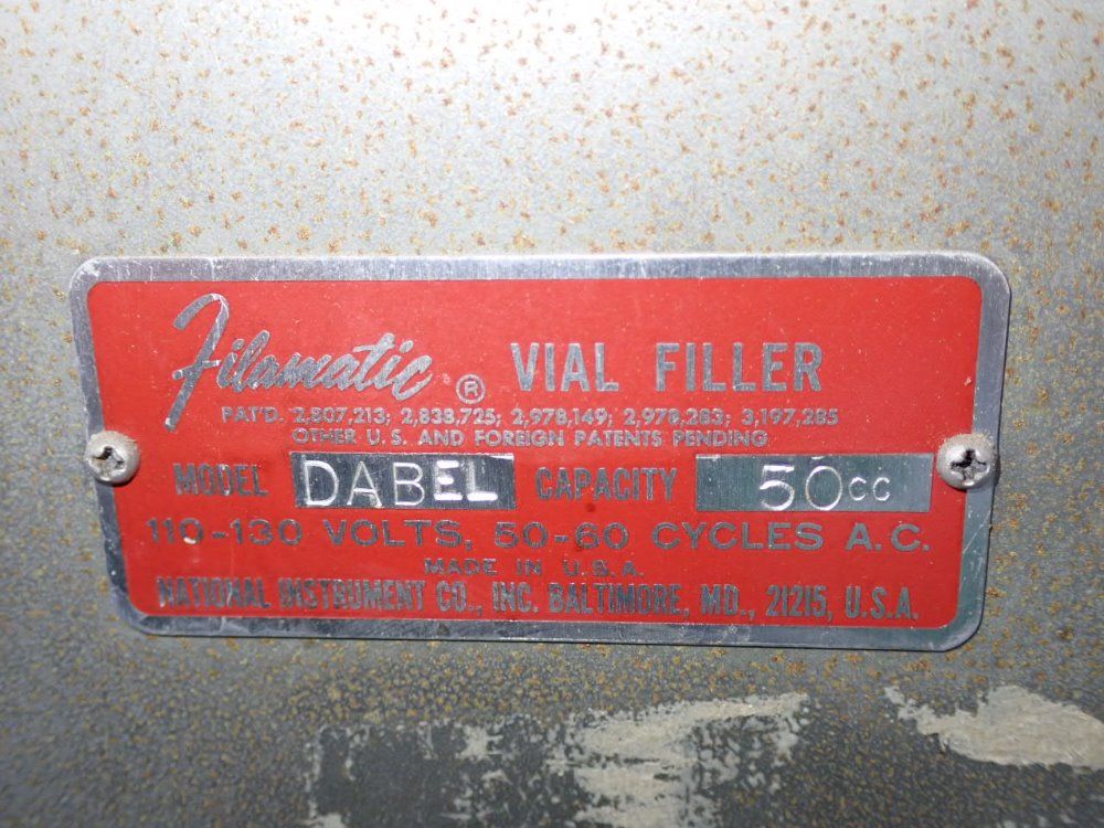 Filamatic Filamatic Dabe1 Vial Filler